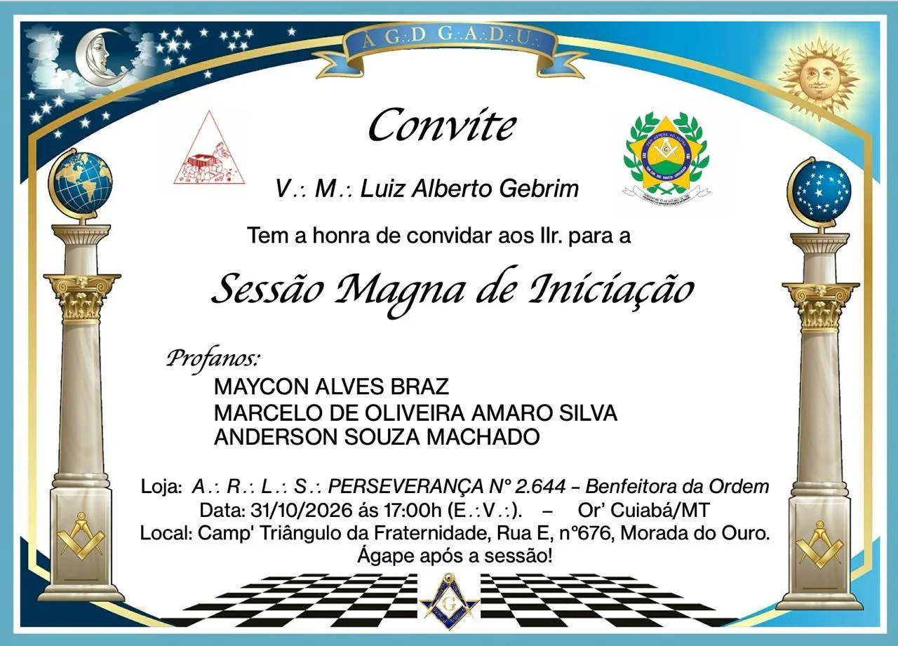 Sessão Magna de Iniciação