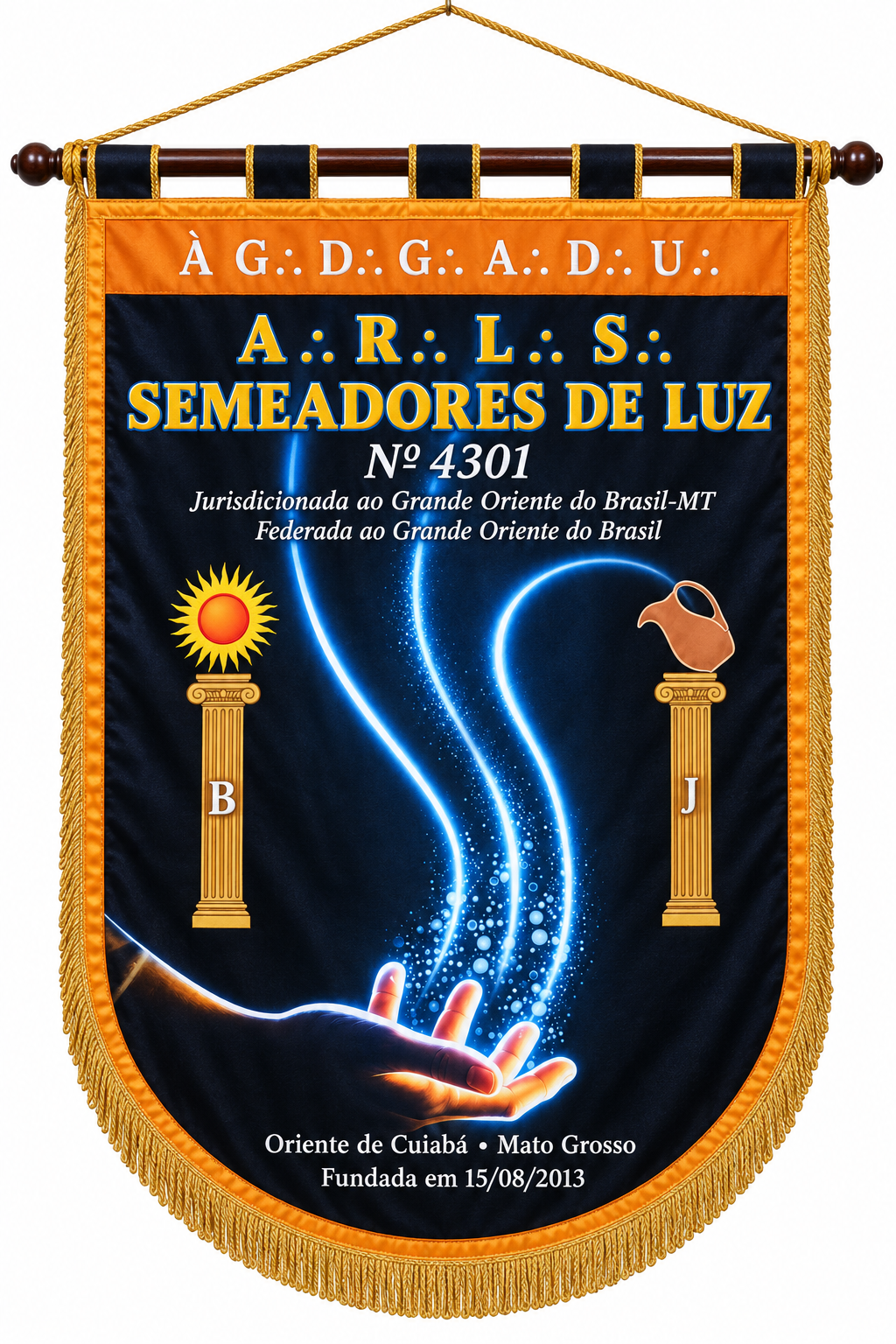 Estandarte da A.R.L.S.  Semeadores de Luz