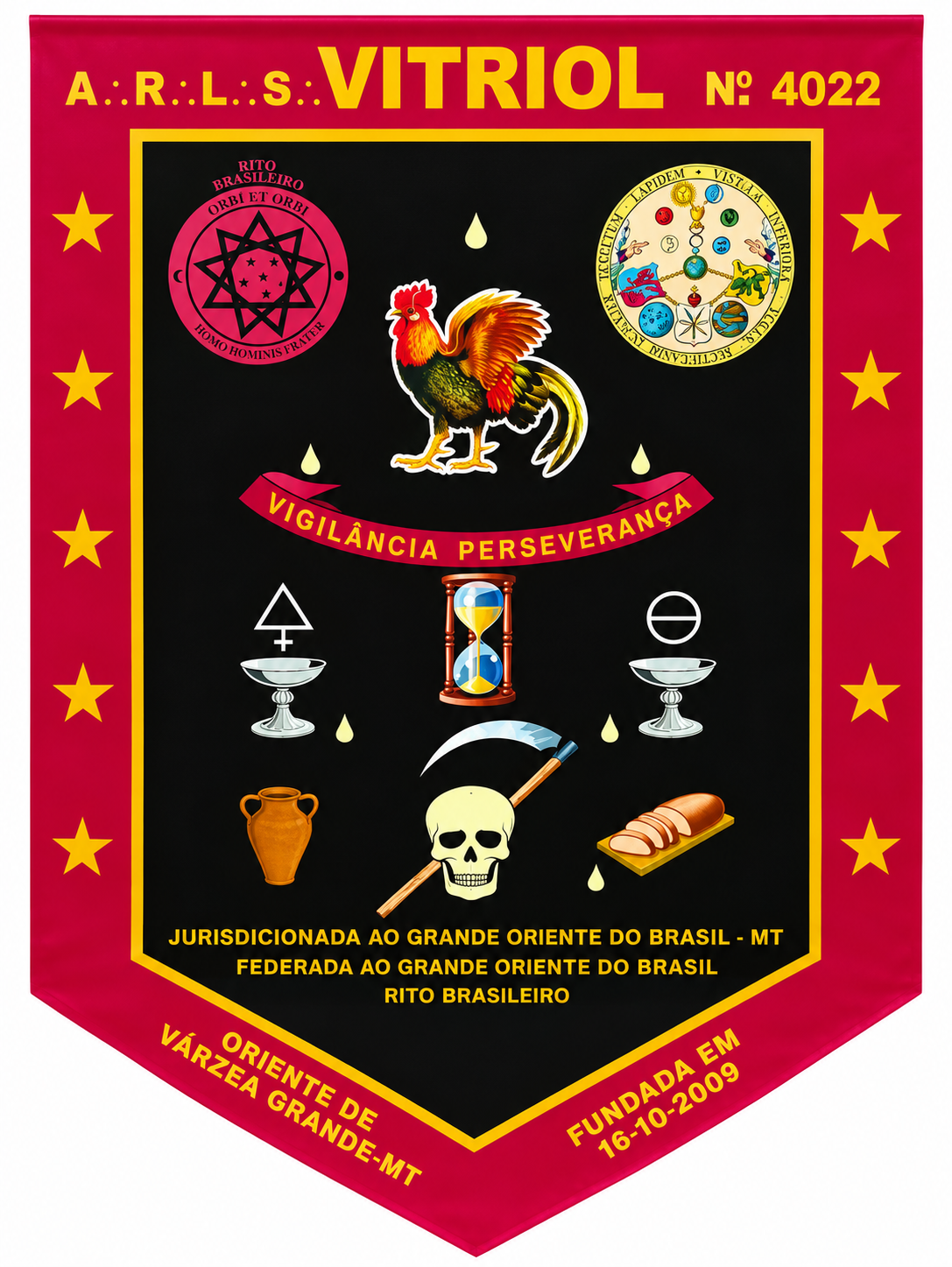 Estandarte da A.R.L.S. Vitriol